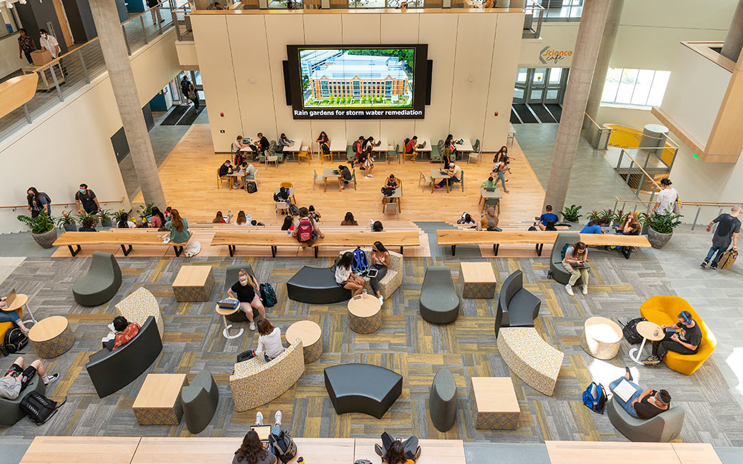 The Science Commons, inside the new Science Complex