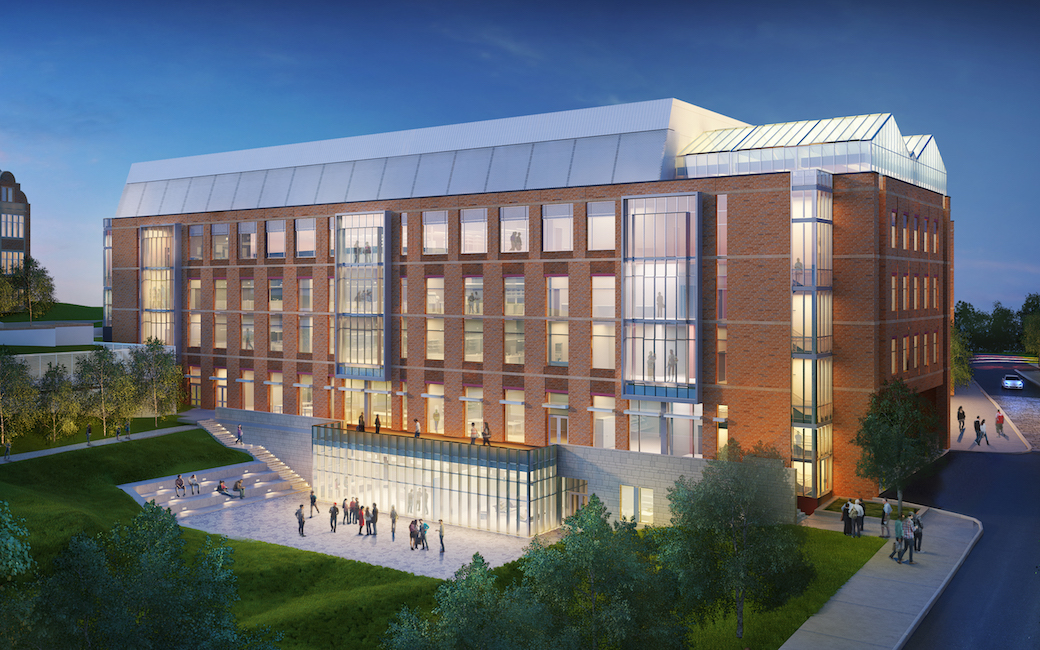 A rendering of the new science facility, scheduled to open in fall 2020.