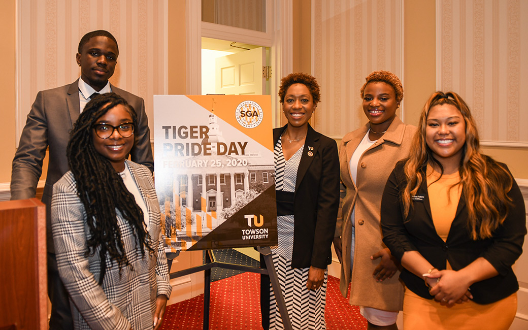 Members of SGA at Tiger Pride Day