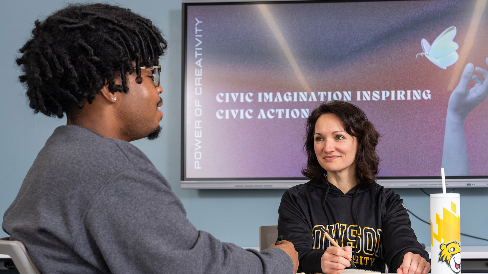 staff in the office for social impact