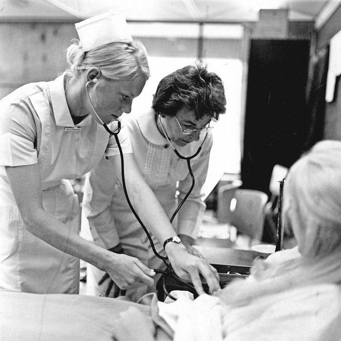 nursing student in 1974