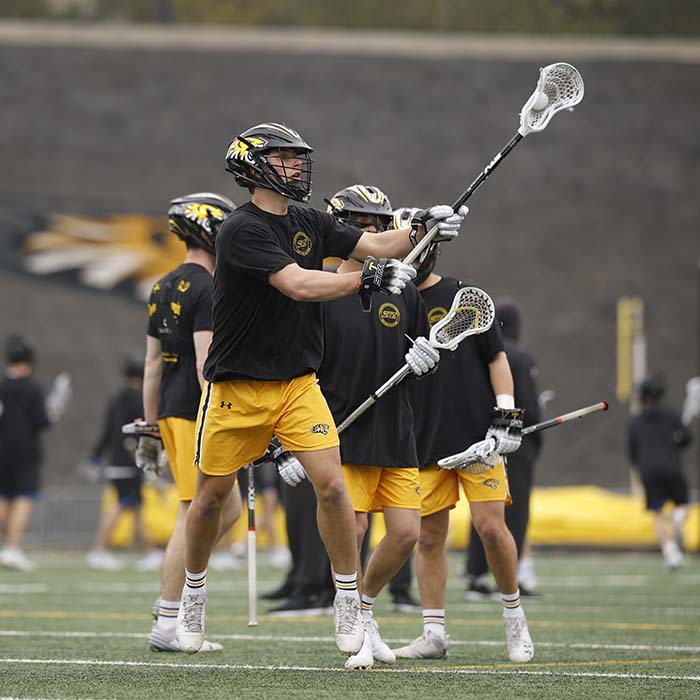 TU lacrosse athletes
