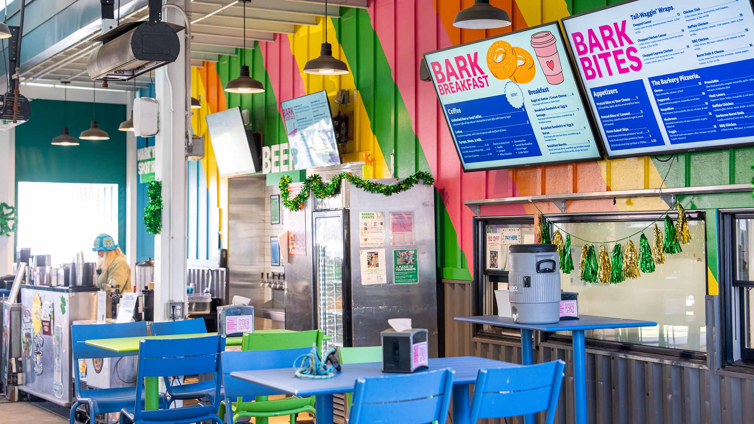interior of Bark Social