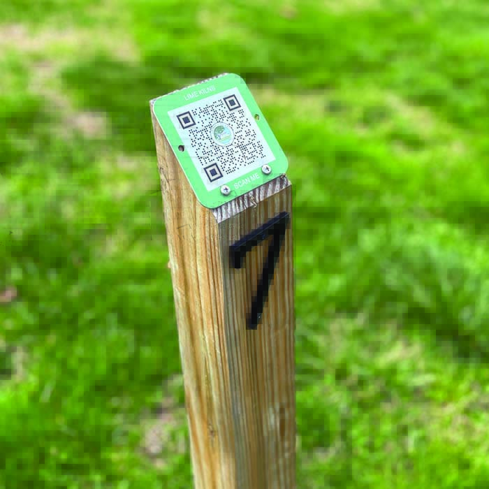 QR code at Cromwell Valley Park