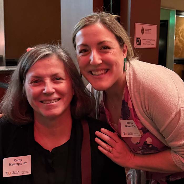 Cathy Mattingly and Katelyn Woodard.