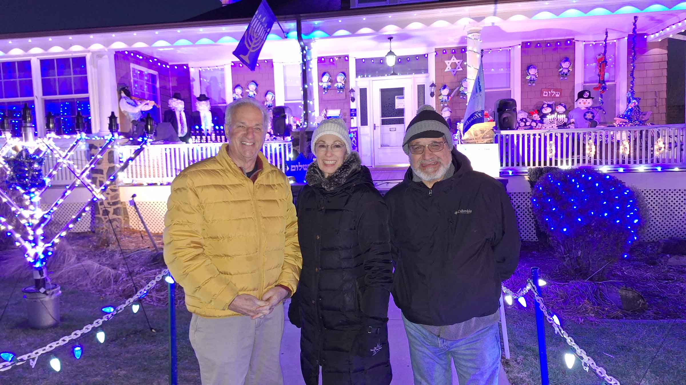 Wendy Hefter, her husband and president Mark Ginsberg