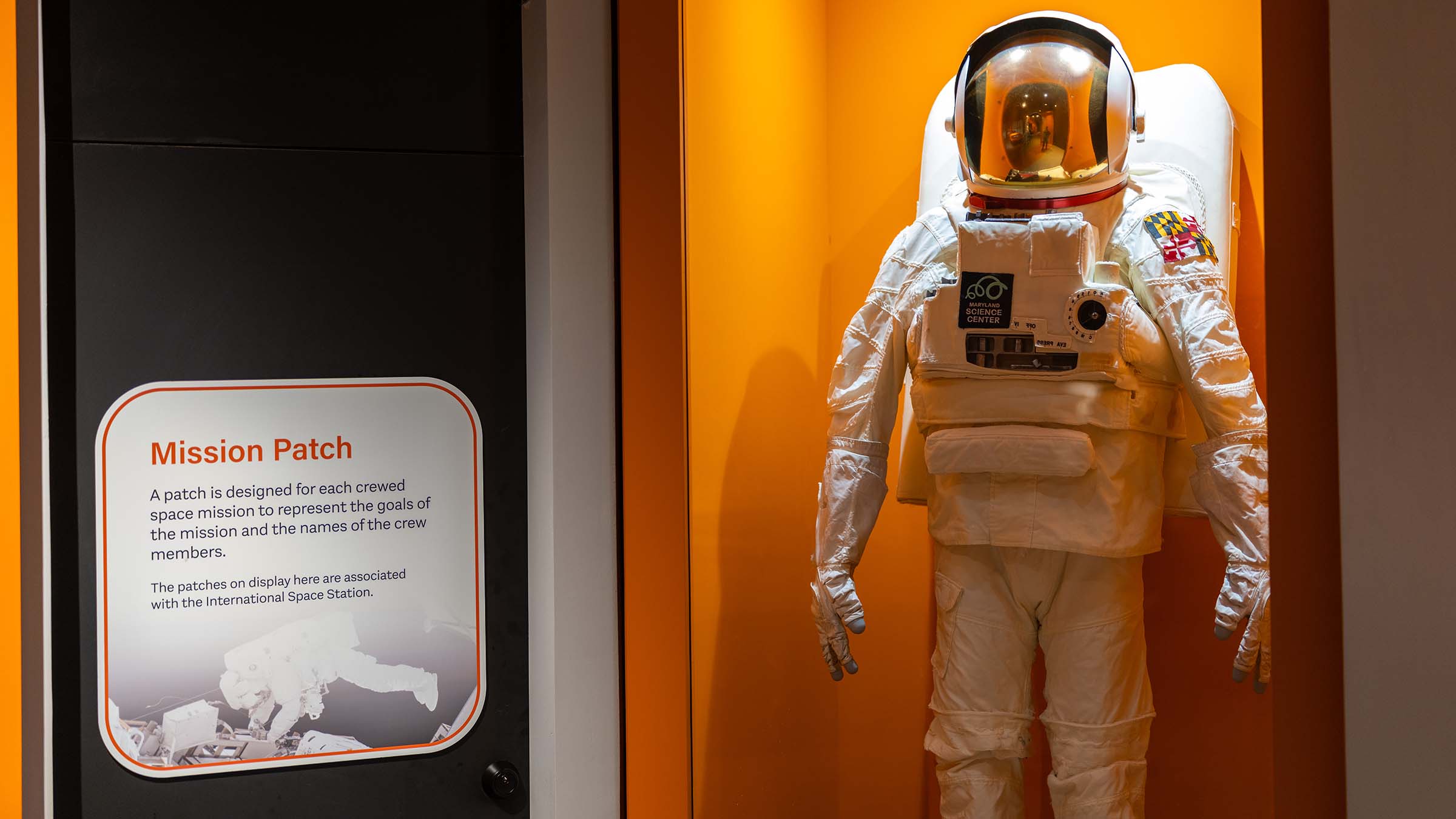 Space suit at the science center
