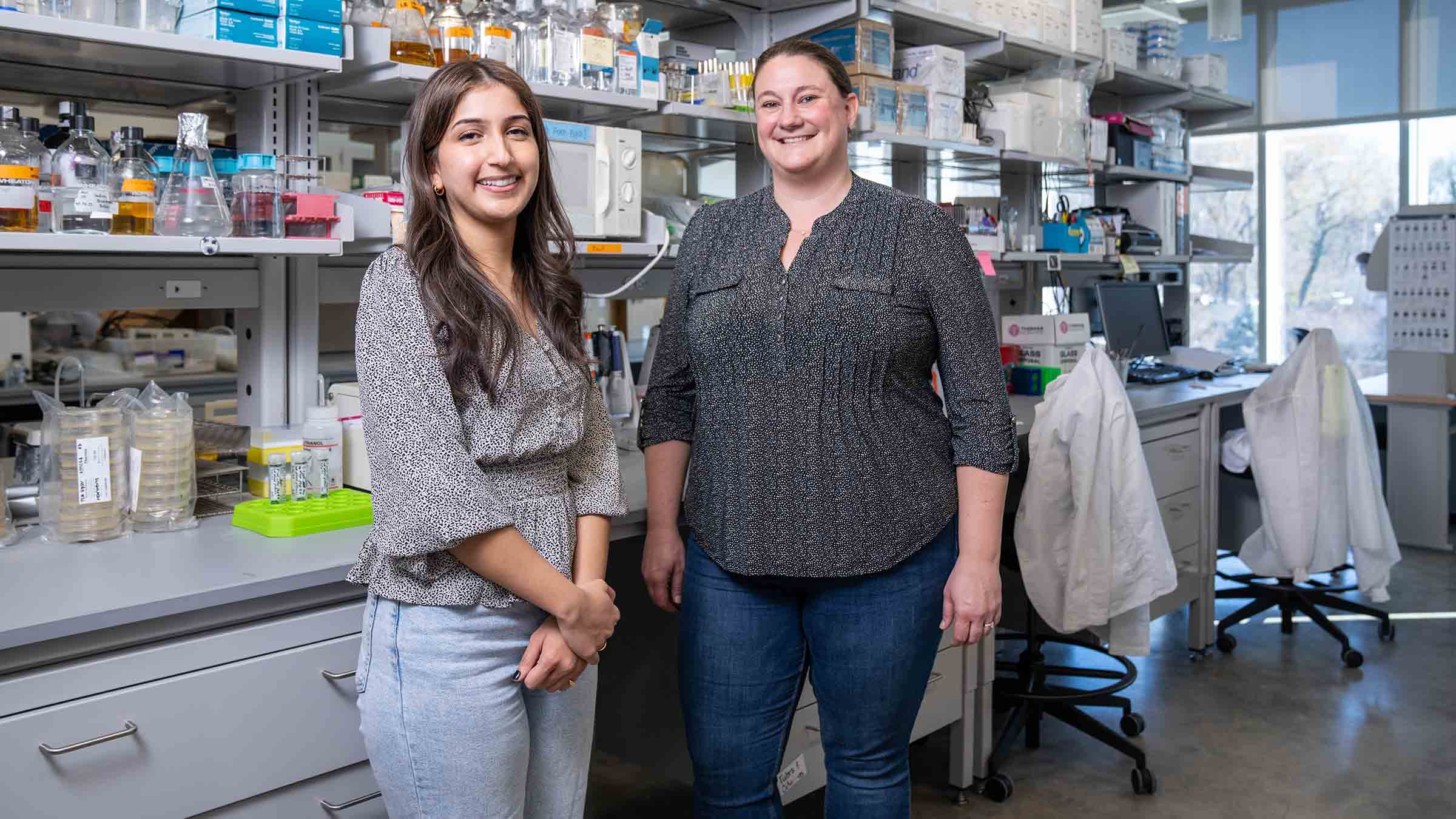 Sumra Chaudhry and Erin Harberts