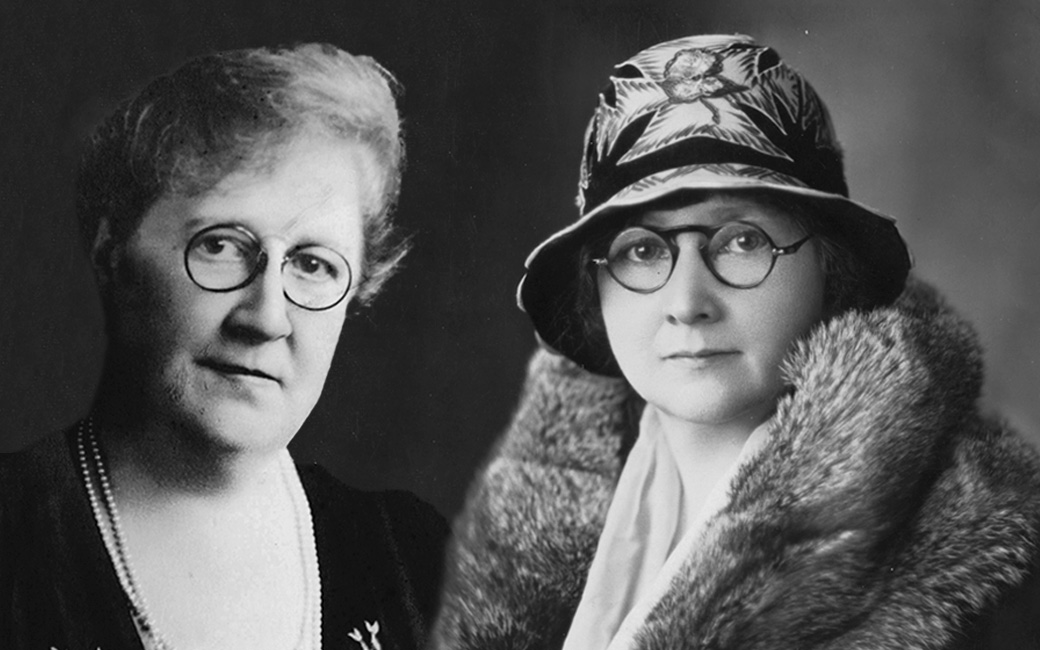 Portraits of Lida Lee Tall and M. Theresa Wiedefeld
