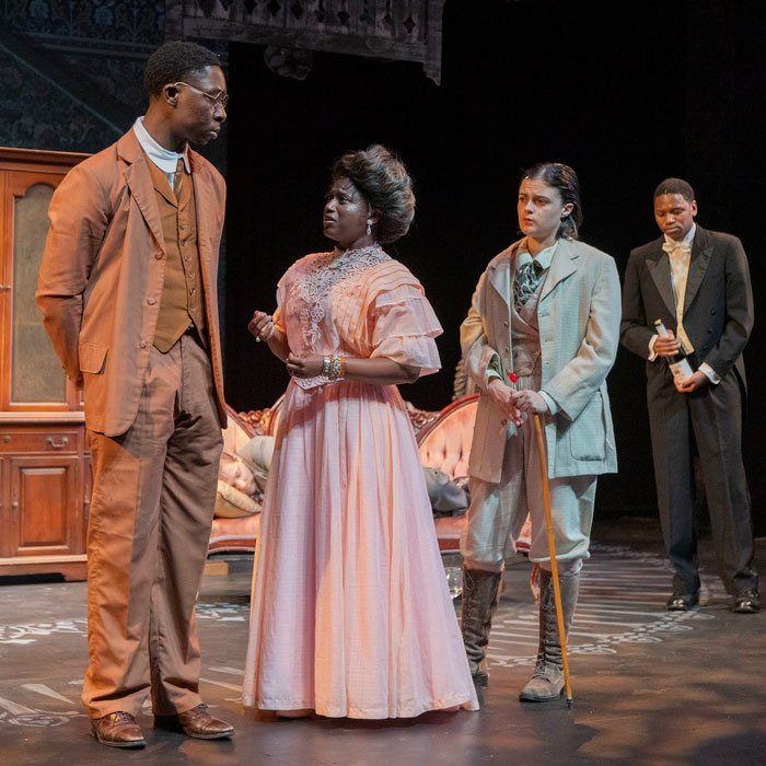 A scene from the first act of TU Theatre Department's production of The Cherry Orchard