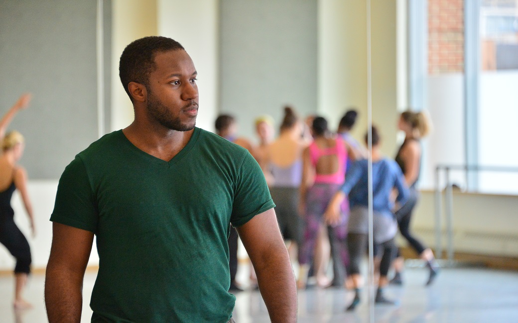 Thomas Moore '13 is a featured choreographer for the TU Dance Company Spring Concert "Unearthed."