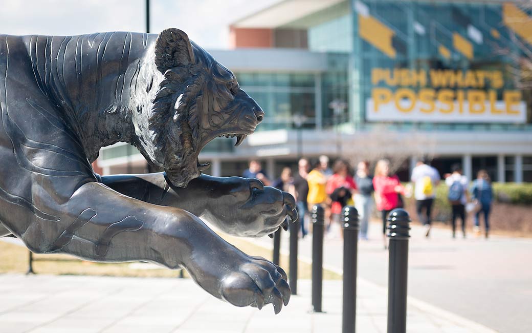 University Union Tiger Statue
