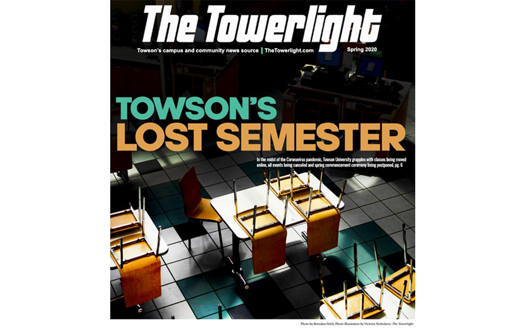 The cover of the final spring edition of the Towerlight