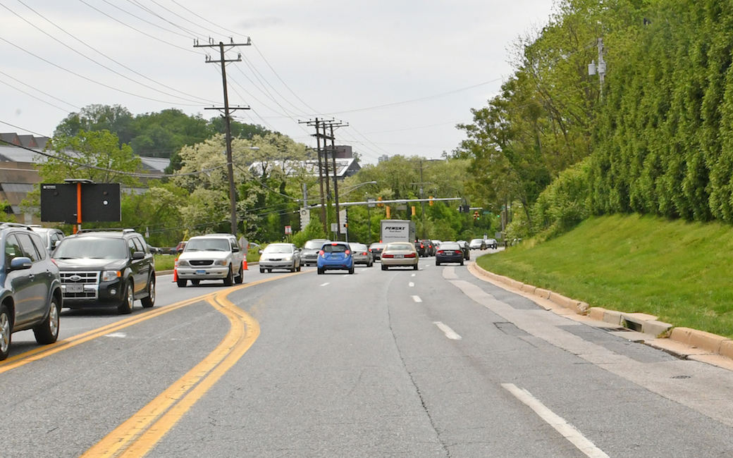 Towsontown Boulevard will be widened to make room for additional turn lanes onto Osler Drive.