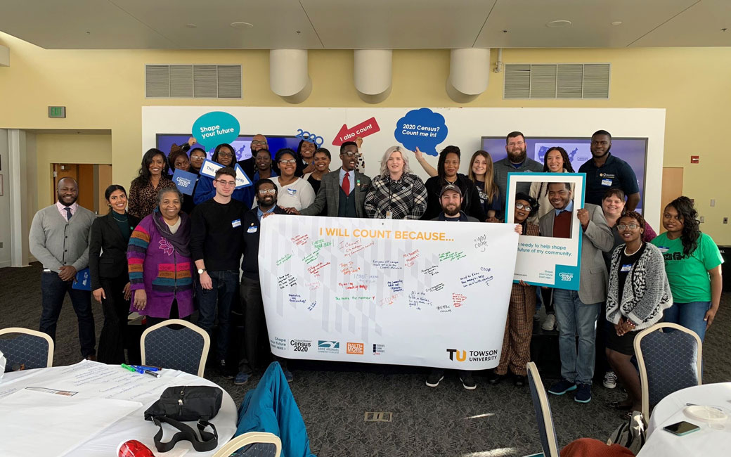 TU Community Members at Census Event