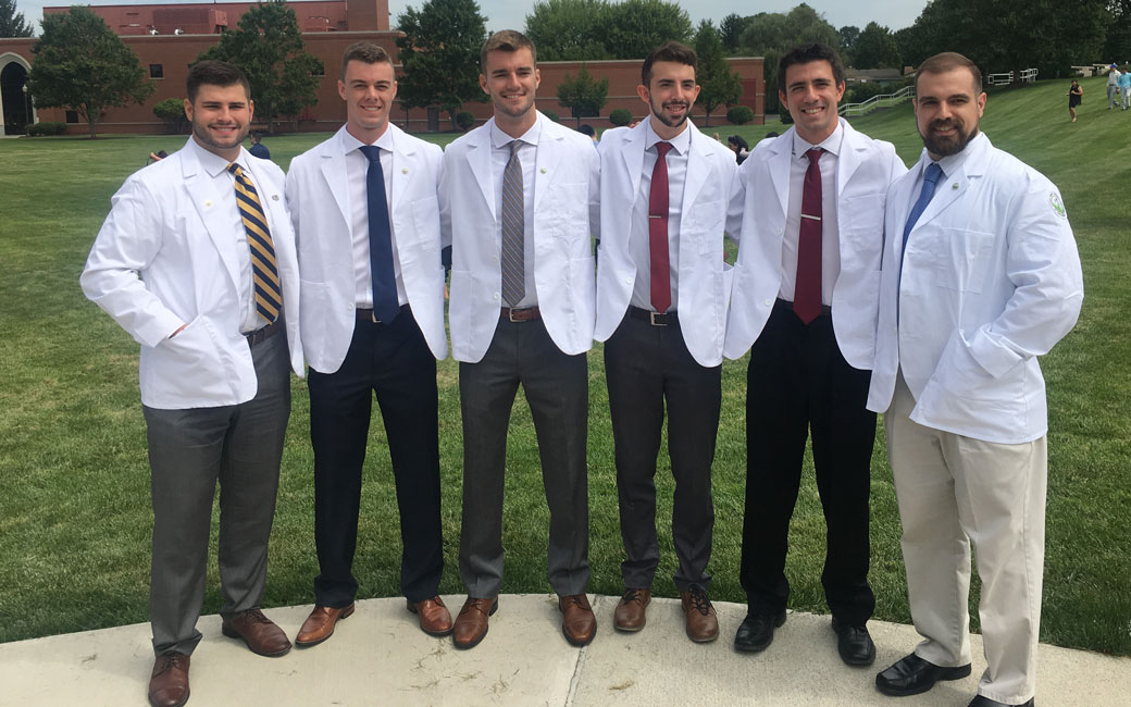 Tyler Konen and his fellow medical school students