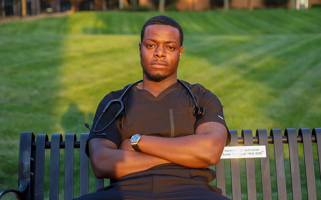 TU nursing alumnus, Tyrin Tyson '18