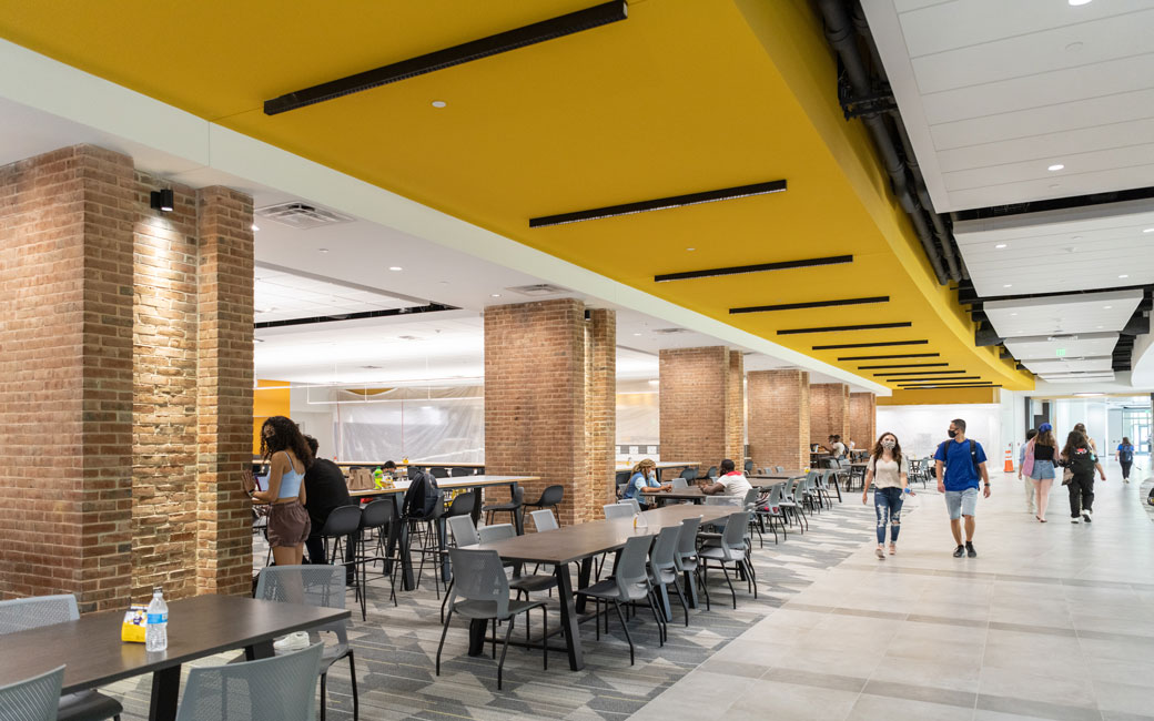 New dining area in the University Union