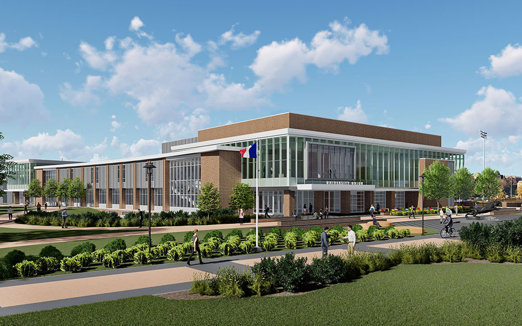 Rendering of the updated University Union