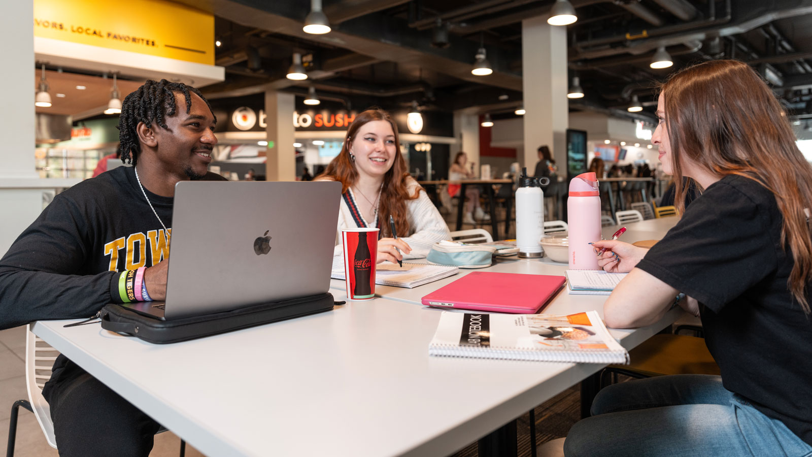 Towson University sit and enjoy the University Union Food Hall 
