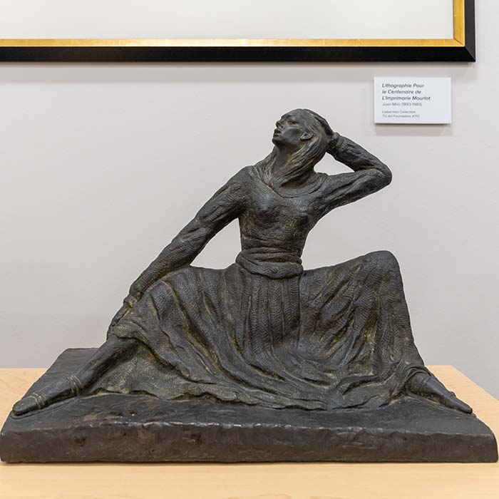 Statue of a woman in the Lieberman art collection