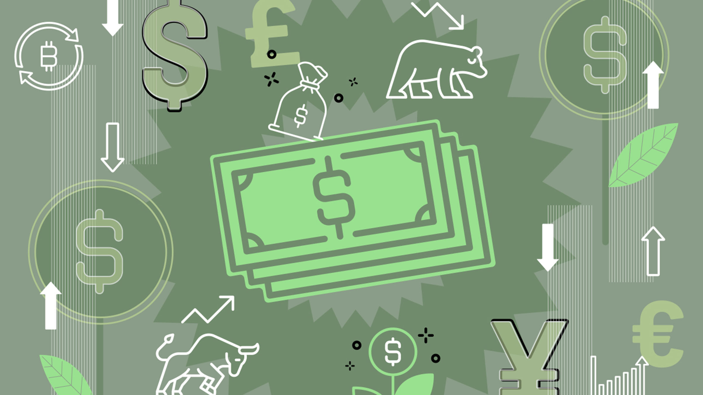 Infographic of money