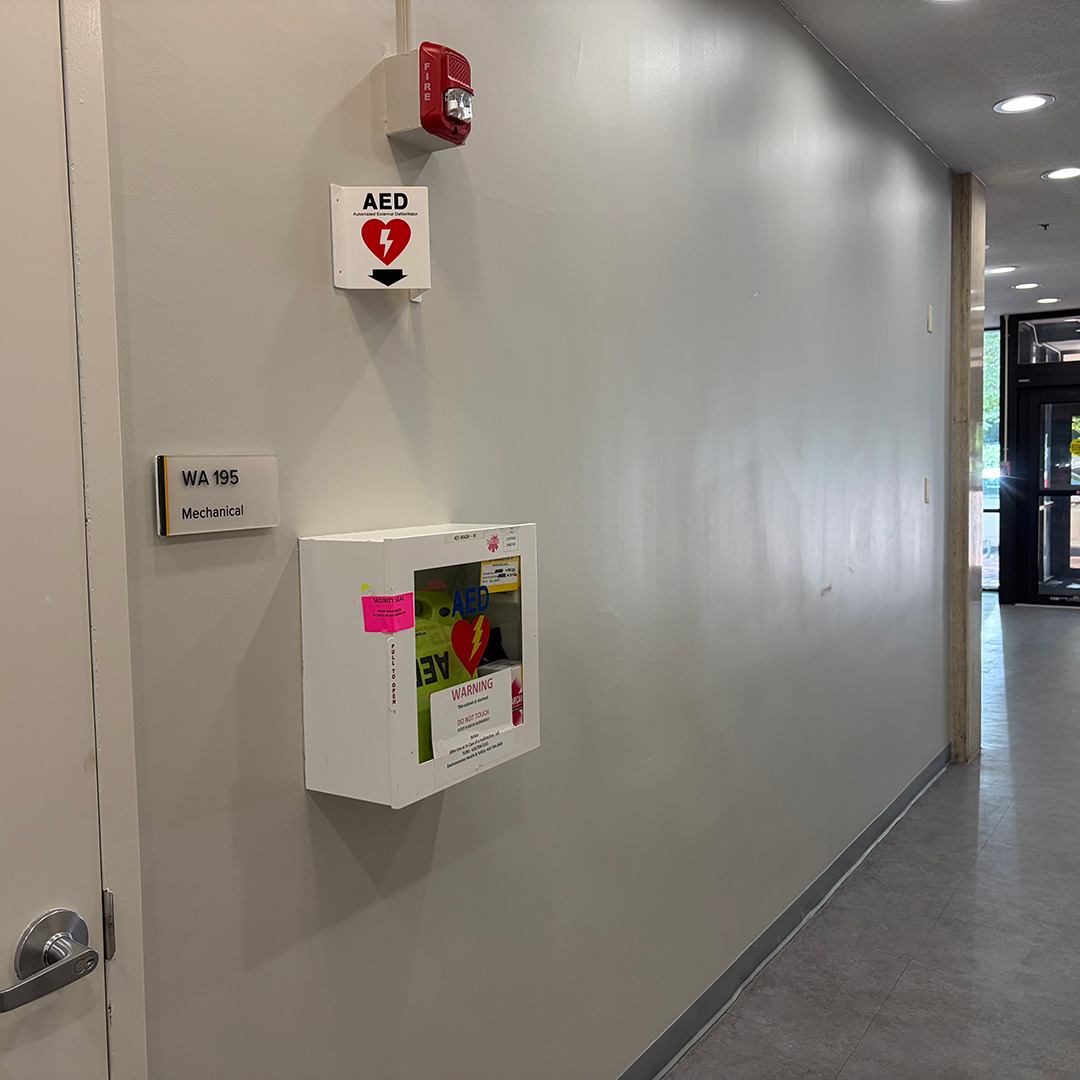1st Floor - Across from Elevator Entrance