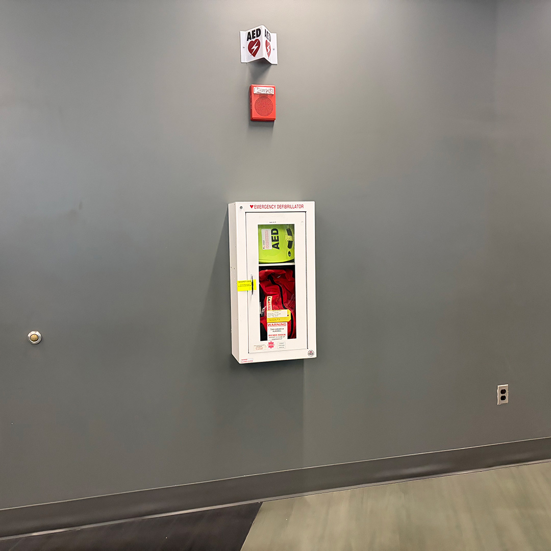 1st Floor – Weight Area, by Water Fountains
