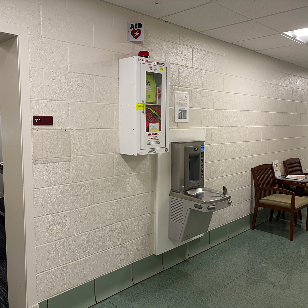 1st Floor – Near GS 114B, by Water Fountain