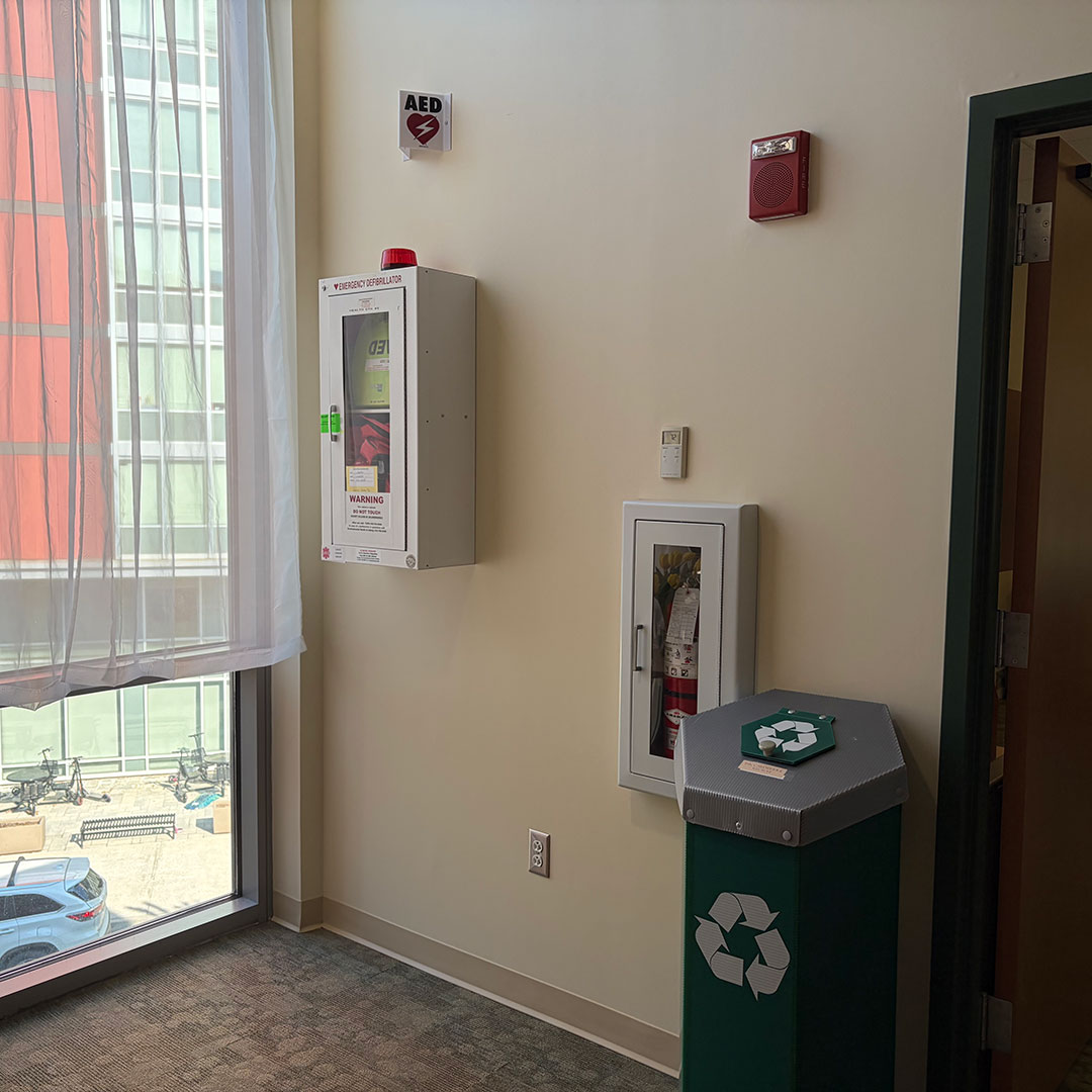 2nd Floor – Next to Elevator