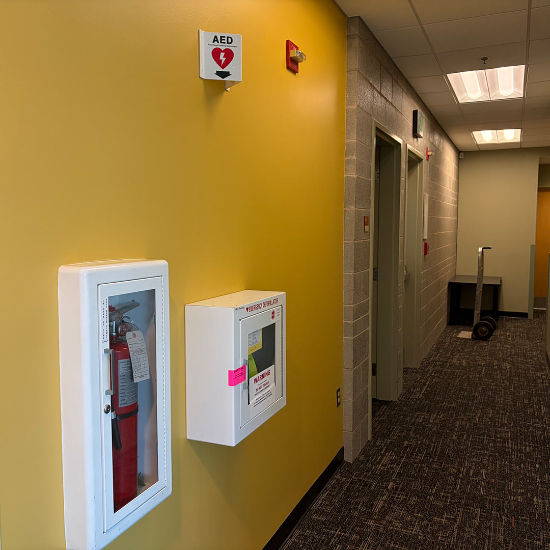 3rd Floor – Near Press Box outside Presidential Suite