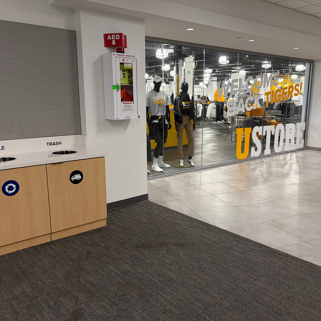 1st Floor – Entrance next to University Store