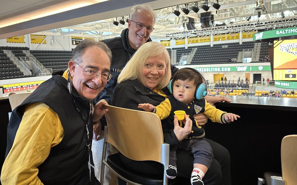 TU President Ginsberg with family