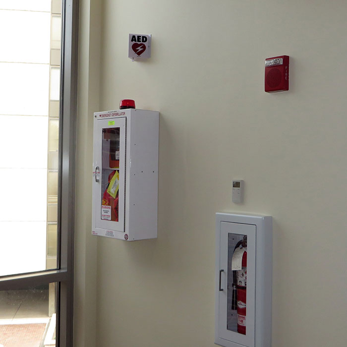 2nd floor hallway outside of counseling reception area