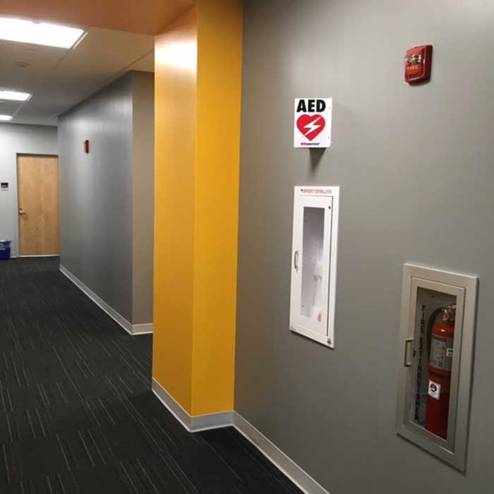 Towson Center North AED Cabinet