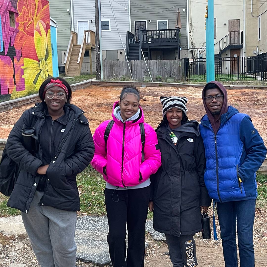 Collaboratory Fellows pose for a picture.