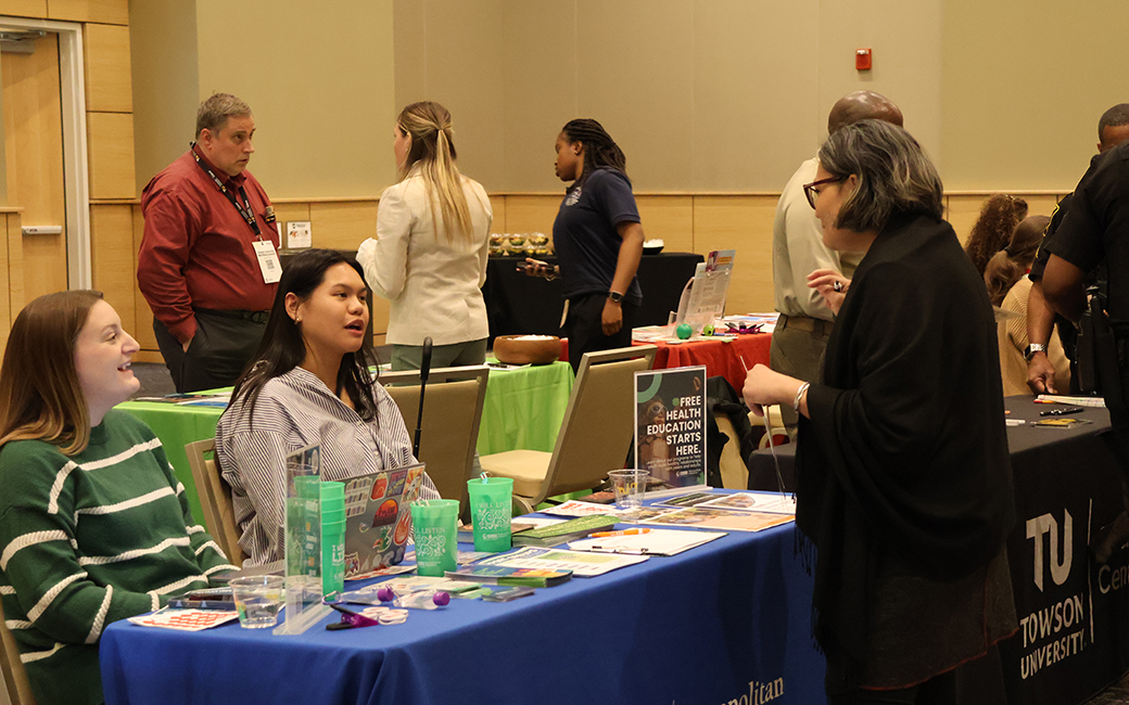 Vendor fair at Well-being Summit