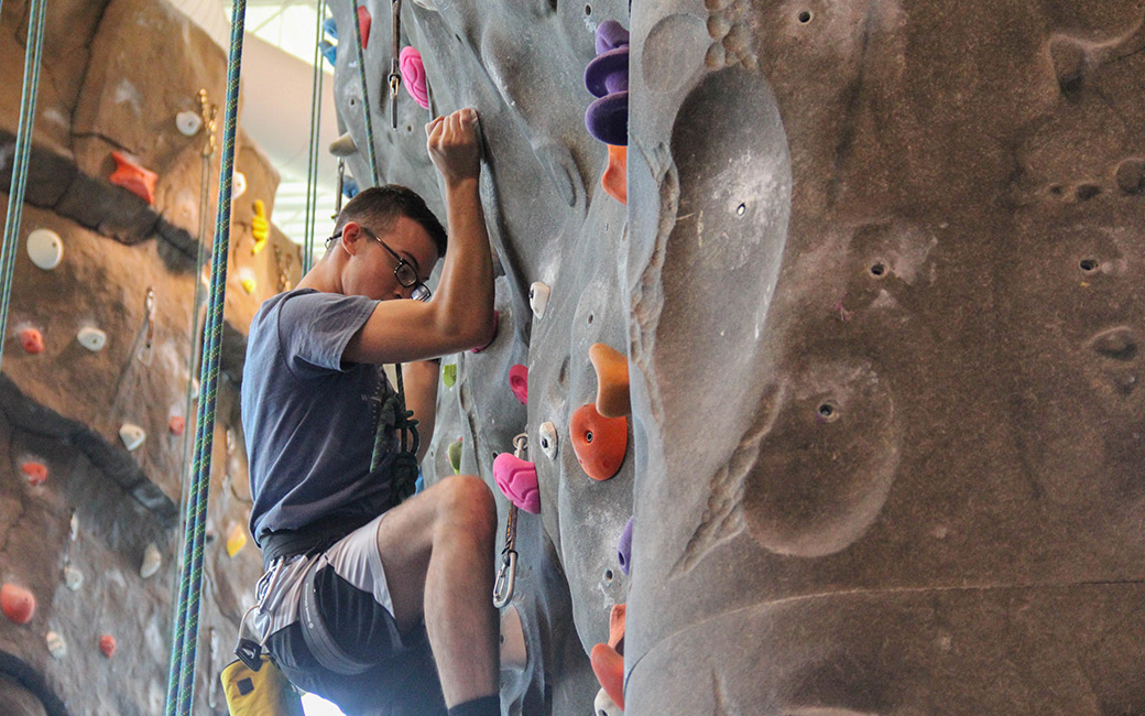 campus recreation climbing wall
