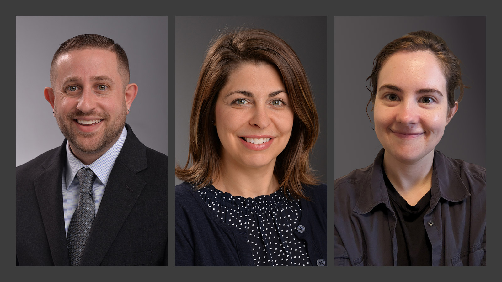 Lauren Tigue-Meredith, Andrew Rosenblum and Natasha Sweitzer